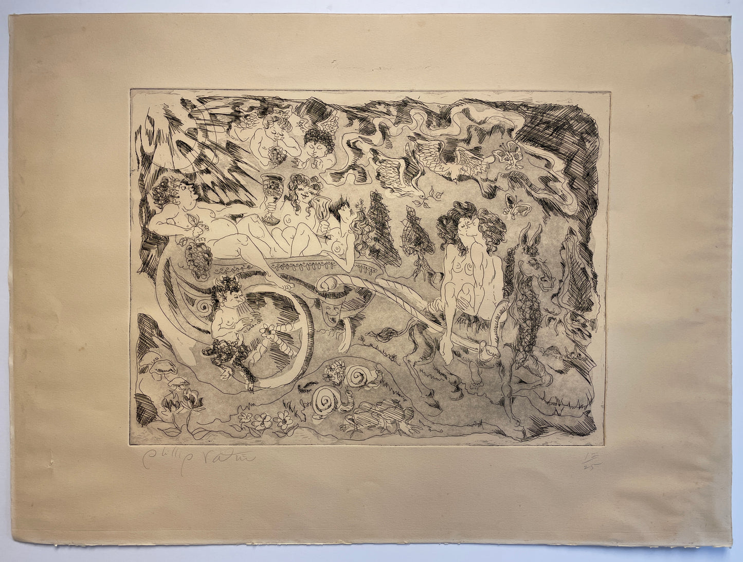 Phillip Ratner Etching