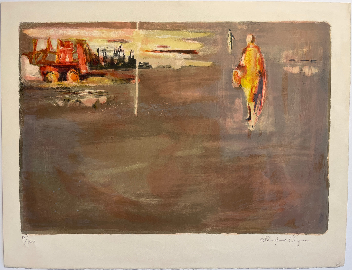 Alfred Rozelaar Green Lithograph