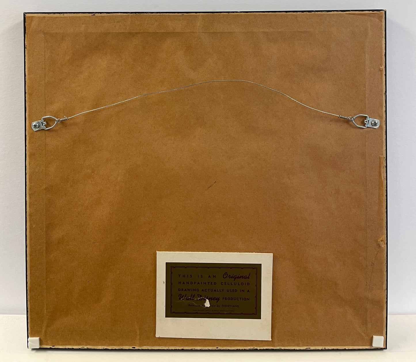 Original production cel of two vultures from 1967 Jungle Book